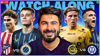 Bodo v Inter | Club Brugge v Atletico Madrid UCL Watchalong LIVE | TFHD