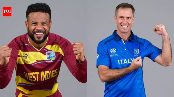 WI vs ITA Live Streaming: When and where to watch West Indies vs Italy T20 World Cup 2026 match | Cricket News - The Times of India