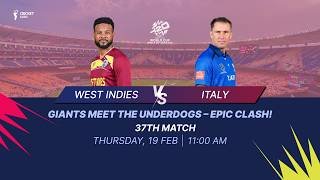West Indies vs Italy 37th Match Preview | T20 WC 2026