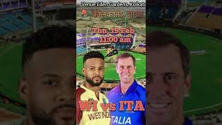 WI vs ITA 🇮🇹 || ICC T20 World Cup 2026 || #icct20worldcup2026 #cricket  #wivsita #t20worldcup #love