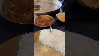 Bhubaneswar Famous Odisha Hotel Mutton Thali 😋𝄢 #shorts #viral #streetfood #youtubeshorts