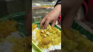 Unlimited veg meal just@60/-😱 #viral #food #odisha #foodie #explore #trending #meal #streetfood