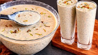 Ramadan Special Drink Recipe  / Creamy Healthy Drinks For Iftar / Summer Special Drinks Recipe 