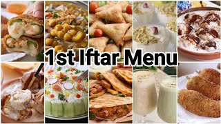 First Iftar Complete Menu 😍 by (Yes I Can Cook)