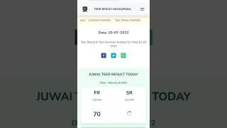 Juwai Teer Result Today - 20 July, 2022 | teerresultkhanapara.com