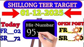 01/12/2025 Shillong Teer Common Number today | Shillong Teer Target Number Today
