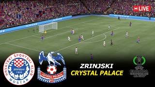 🔴Crystal Palace vs Zrinjski Mostar LIVE | Europa Conference League 2026 | eFootball Pes21 Simulation