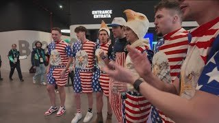 Hockey family shows up in costume to support Olympian sister