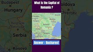 What is the Capital of Romania | Country and Capital | @pradhanseducation