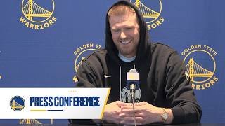 Kristaps Porzingis Updates Injury Status, Previews Matchup vs. Celtics | Feb. 18, 2026