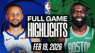 WARRIORS vs CELTICS FULL GAME HIGHLIGHTS FEBRUARY 19, 2026 NBA HIGHLIGHTS TODAY | NBA 2K26 GAMEPLAY