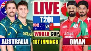 🔴Live: AUS vs OMA T20 WC 2026 live Commentary | Australia vs Oman Live | Live Cricket Match Today
