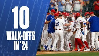 Every Texas Rangers Walk-Off From The 2024 Season