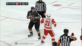 Tomas Tatar vs Erik Haula Oct 13, 2017