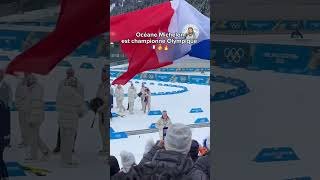 Océane Michelon et sa médaille 🥇