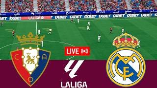 [LIVE] Osasuna vs Real Madrid La Liga 25/26 Full Match - Video Game Simulation