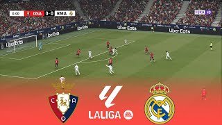 OSASUNA vs REAL MADRID Live | La Liga 2026 | 21 February 2026 | Simulation PES 2021 Gameplay