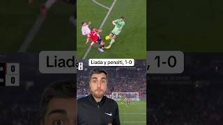 GOL de BUDIMIR de PENALTI en OSASUNA vs REAL MADRID #futbol