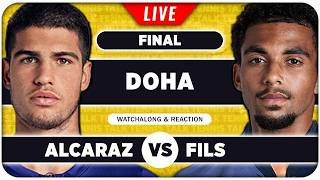 ALCARAZ vs FILS • ATP Doha 2026 Final • LIVE Tennis Watchalong