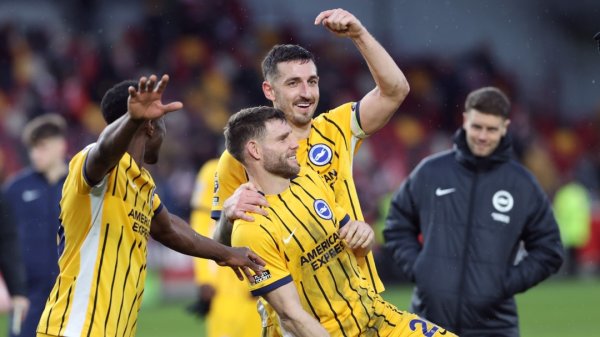 Brentford 0-2 Brighton: Milner makes Premier League history as visitors snap winless run