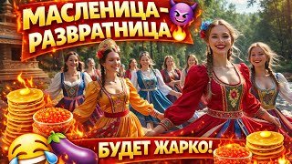 Жаркая Масленица 2026 😏 Частушки с характером
