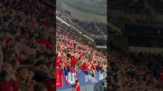 Así vive El Sadar el gol de Budimir ante el Real Madrid para hacer el 1-0 #OsasunaRealMadrid