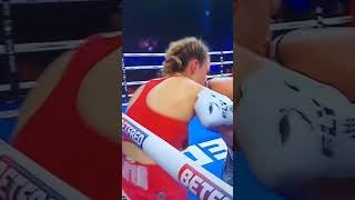 Sandy Ryan! She makes Terri Harper throw in the towel! Violence!