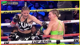 Mikaela Mayer (USA) vs Sandy Ryan (United Kingdom) - Boxing Highlights HD