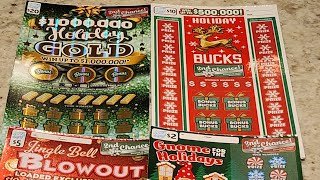 2025  Illinois Lottery Holiday Scratch Offs with 2nd Chance Drawing #scratchoffs #illinoislottery 