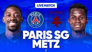🔴🔵 PSG - METZ LIVE / 🔥ALLEZ PARIS ! /🚨VICTOIRE OBLIGATOIRE DANS LA COURSE AU TITRE ! / 🏆LIGUE 1