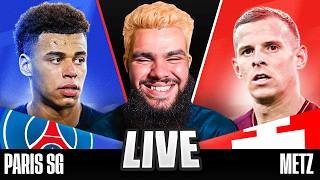 🔴PSG 0-0 Metz • Ligue 1 [LIVE WATCH ALONG]
