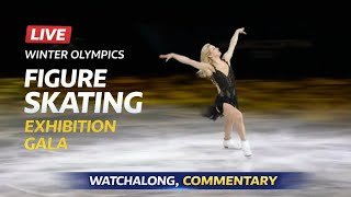Live: Winter Olympics Figure Skating Exhibition Gala Mens- Womens Pair & ICE Watchalong & Commentary