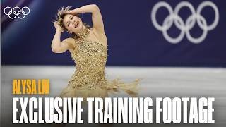 On the Ice with Alysa Liu 🇺🇸⛸️ | Exclusive Training Footage Ahead of Milano Cortina 2026