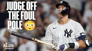 Aaron Judge CRUSHES a HOMER OFF THE FOUL POLE to TIE THE GAME! 😳