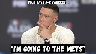 Aaron Judge REQUESTS TRADE to Mets after elimination - Post Game Interview - Blue Jays 5-2 Yankees