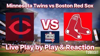 Minnesota Twins vs Boston Red Sox live play by play and reaction