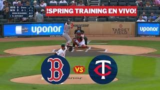 🔴EN VIVO: BOSTON RED SOX 🆚 MINNESOTA TWINS / SPRING TRAINING 2026