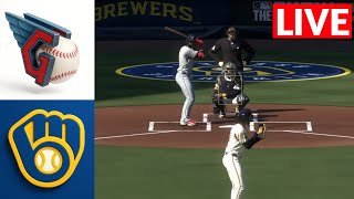 🔴 LIVE : Cleveland Guardians vs Milwaukee Brewers | Feb 21st Spring Training | MLB THE SHOW 25