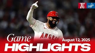 Dodgers vs. Angels Game Highlights (8/12/25) | MLB Highlights