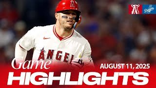 Dodgers vs. Angels Game Highlights (8/11/25) | MLB Highlights