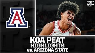 Koa Peat Highlights vs. Arizona State | 2025-26 Big 12 Men's Basketball