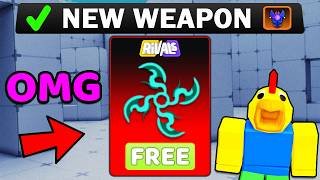 NEW FREE WEAPON... (Roblox Rivals News)