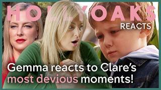 Gemma Bissix reacts to Clare's MOST DEVIOUS moments | Hollyoaks Reacts