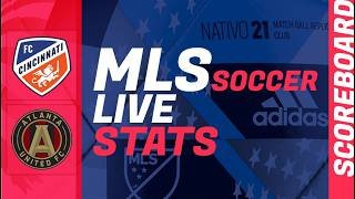 FC Cincinnati v Atlanta United - live scoreboard: MLS 2026 today