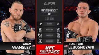 LFA 178: Jean Paul Lebosnoyani vs Adam Wamsley | March 8, 2024