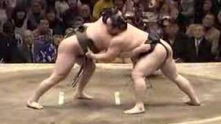 白鵬 vs 朝青龍　千秋楽相星決戦