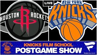 Knicks vs Rockets -  Recap & Reaction | POSTGAME SHOW | Knicks Film School