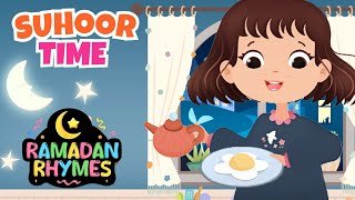 Suhoor Time with Healthy Food | Ramadan Learning Rhymes for Kids