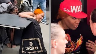 Franchon Crews-Dezurn IMMEDIATELY AFTER HEATED BRAWL with Claressa Shields