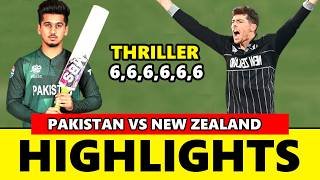 Pakistan Vs New Zealand T20 Match Highlights | Pakistan Vs New Zealand Highlights